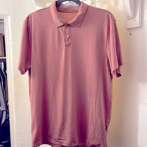 Old navy active core wear, large, dream pink, collar, half button